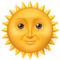 Sun With Face emoji on Apple